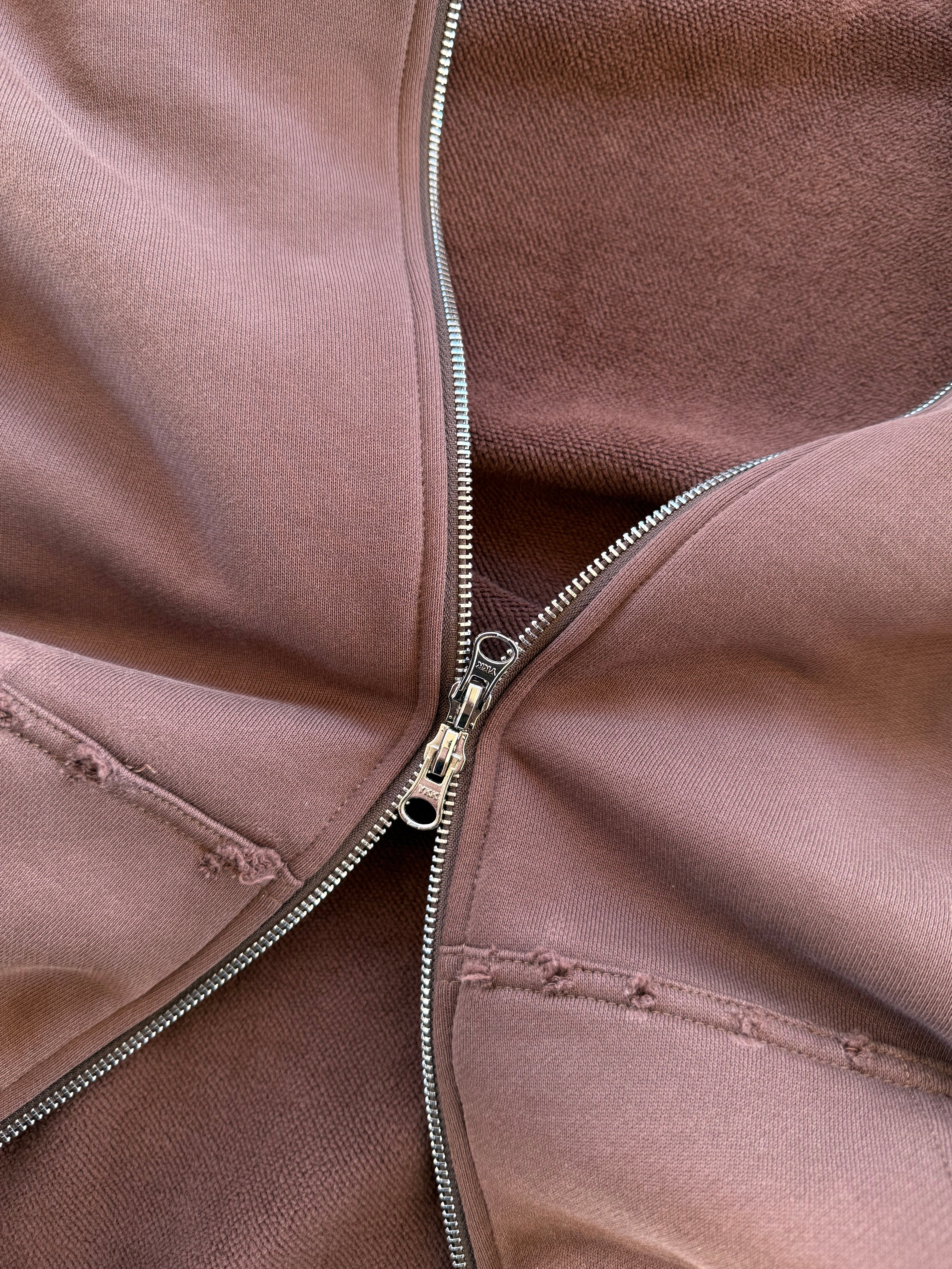 vintage sport zip-up