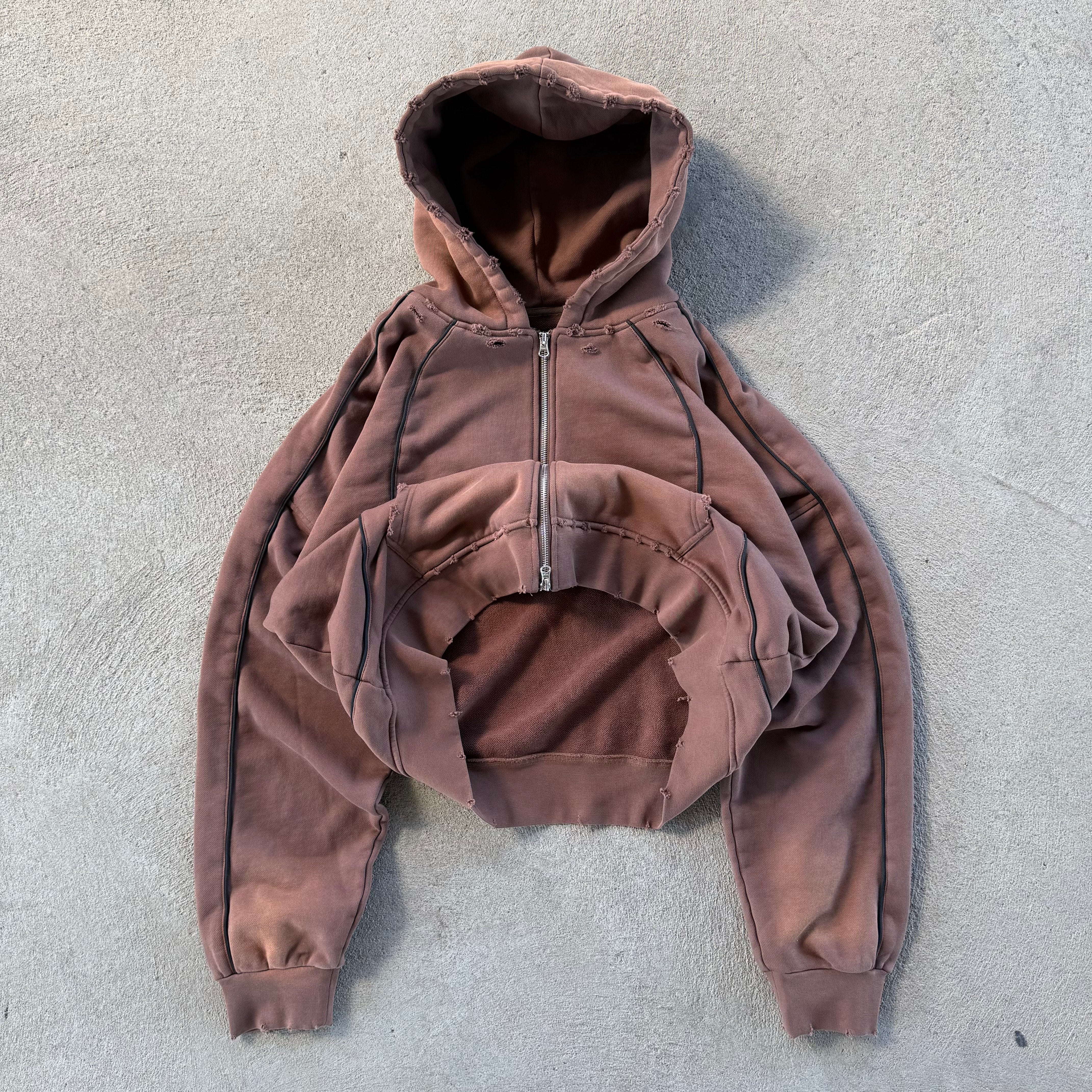 vintage sport zip-up