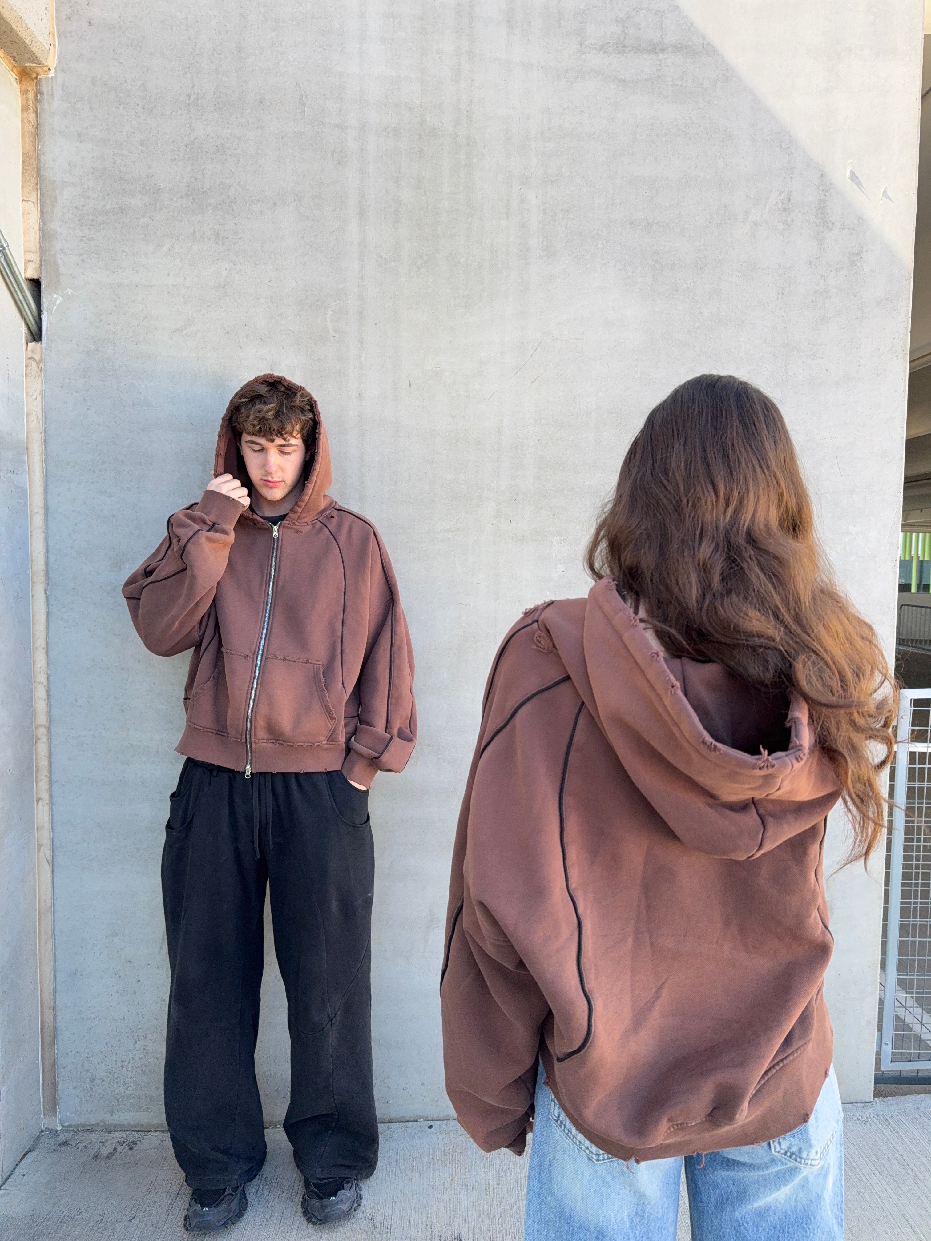 vintage sport zip-up