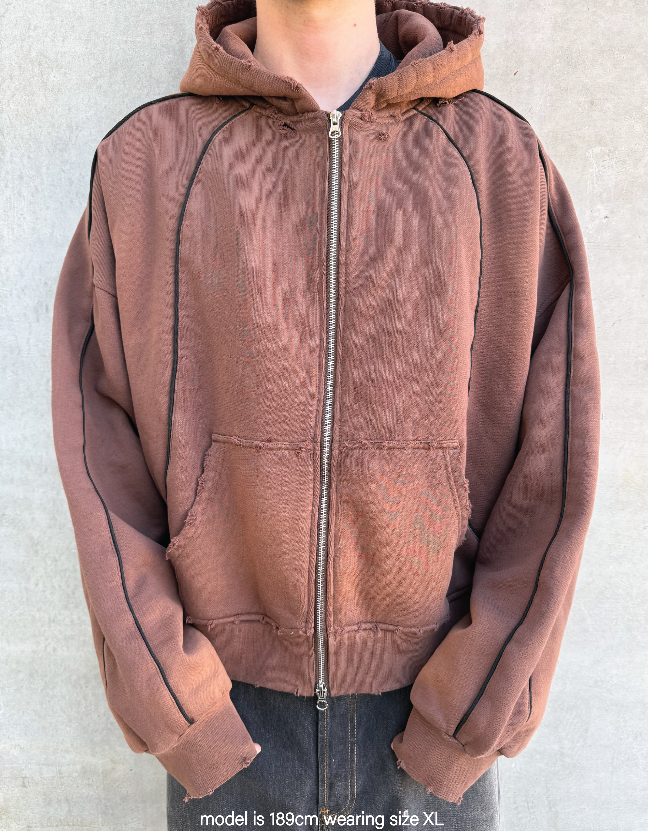 vintage sport zip-up